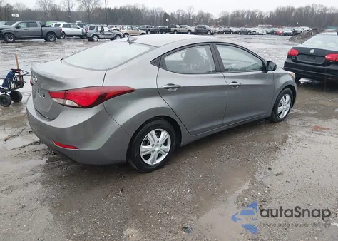 2016 Hyundai Elantra Se z USA, uszkodzony, nr VIN KMHDH4AEXGU638220